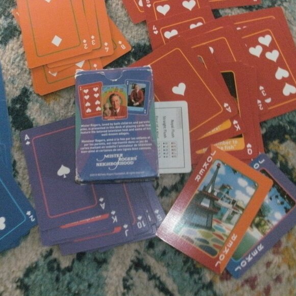 Collectible Mr. Rogers Neighborhood Full Set of Playing Cards Complete Pre-owned - Picture 2 of 3